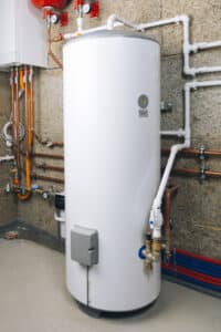 water heater close-up view